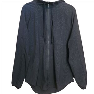 ADIDAS WOMENS ZIP FRONT LIGHT WEIGHT WINDBREAKER JACKET SIZE MEDIUM EUC